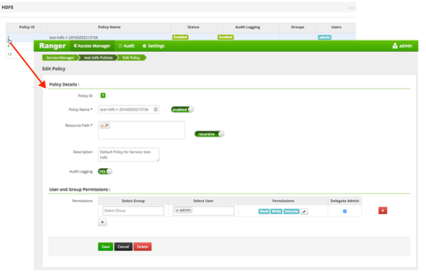 Access Manager>Reports>Policy ID